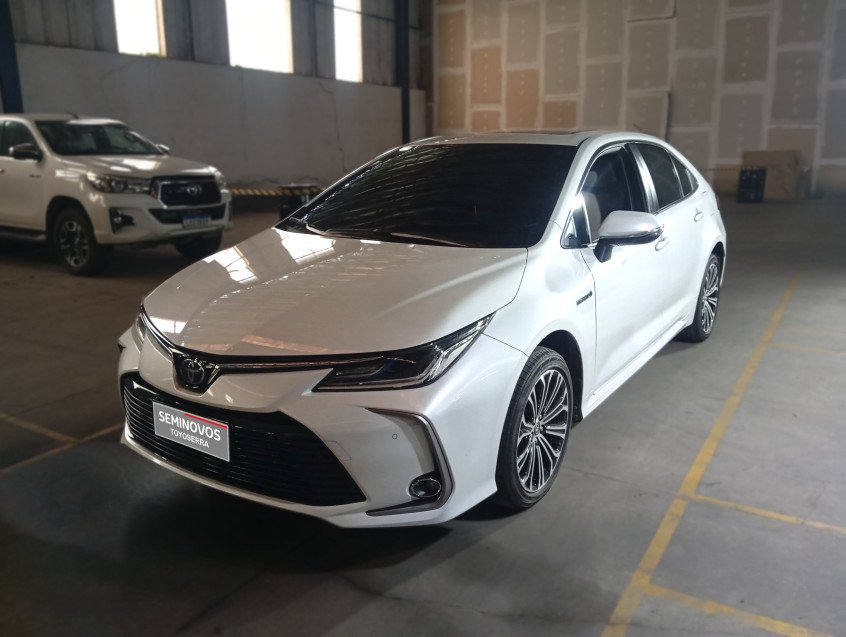 baixa km! - toyota corolla altis prem. 1.8 automatico (hibrido)