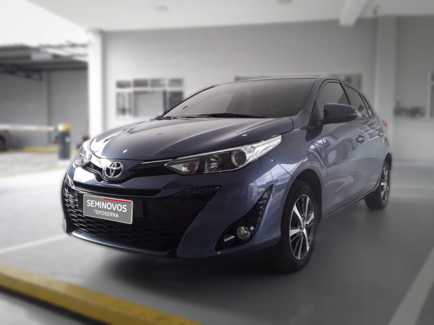 baixa km! - toyota yaris xls connect 1.5 flex  automatico