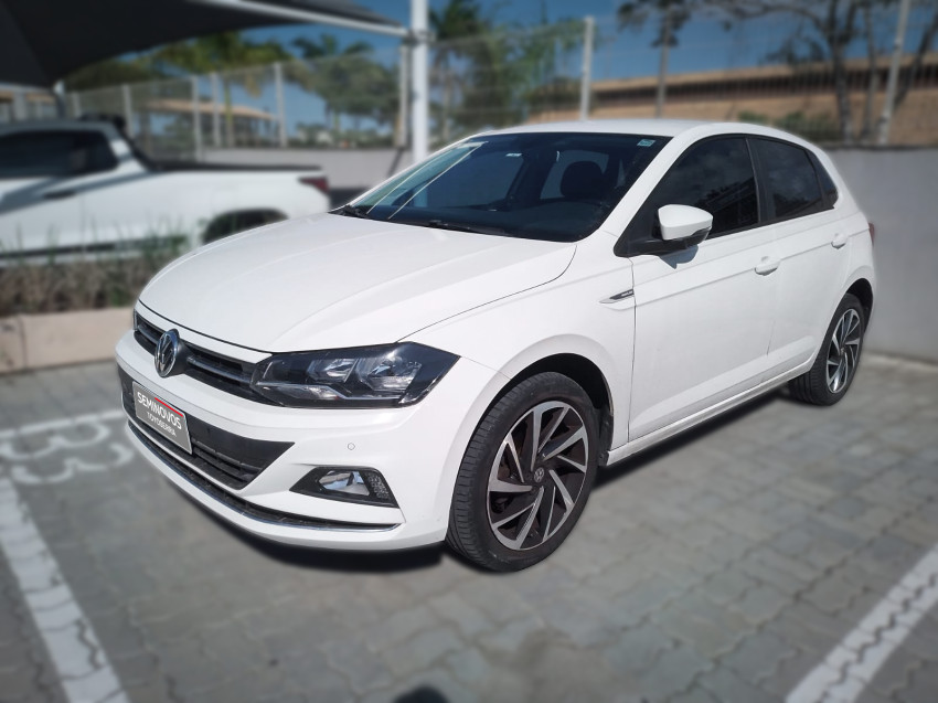 baixa km! - volkswagen polo highline 200 tsi 1.0 flex  automatico