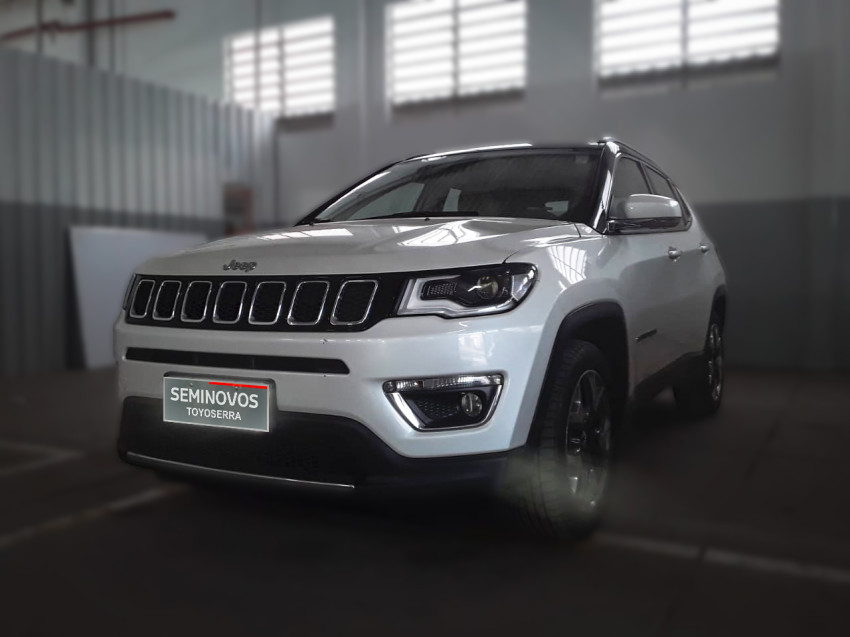 baixa km! - jeep compass limited 2.0 4x2 flex  automatico