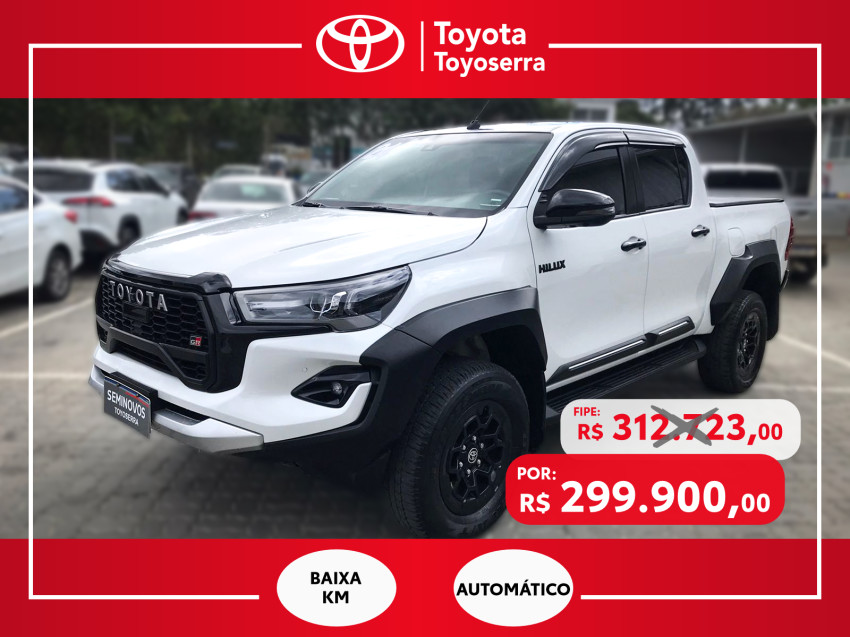 baixa km! - toyota hilux cd gr-s 4x4 2.8 dies. automatico baixa km! - toyota hilux cd gr-s 4x4 2.8 dies. automatico