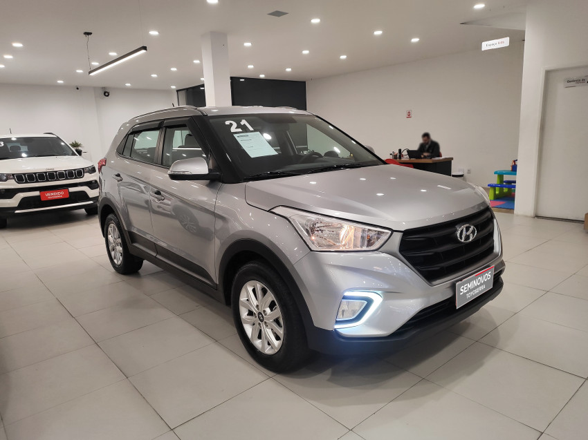 baixa km! - hyundai creta action 1.6  flex automatico
