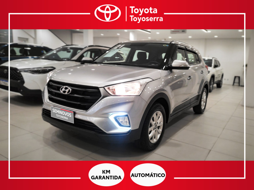 baixa km! - hyundai creta action 1.6  flex automatico