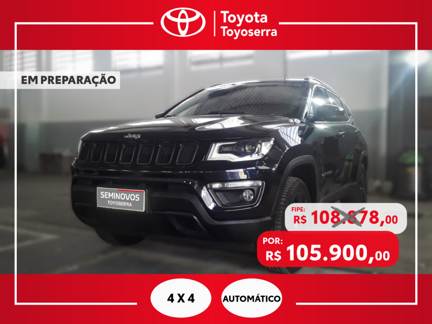 baixa km! - jeep compass longitude 2.0 4x4 dies.  automatico