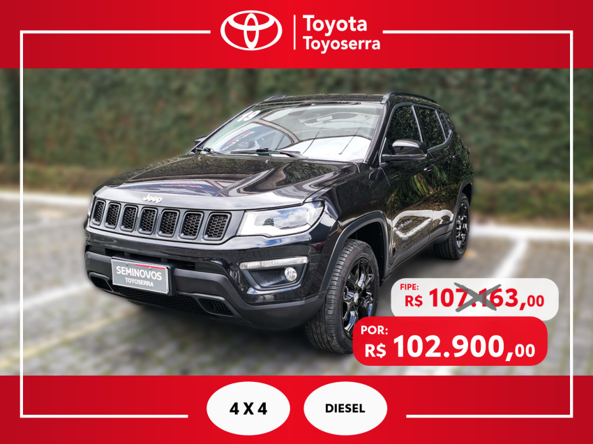 baixa km! - jeep compass longitude 2.0 4x4 dies. automatico baixa km! - jeep compass longitude 2.0 4x4 dies. automatico