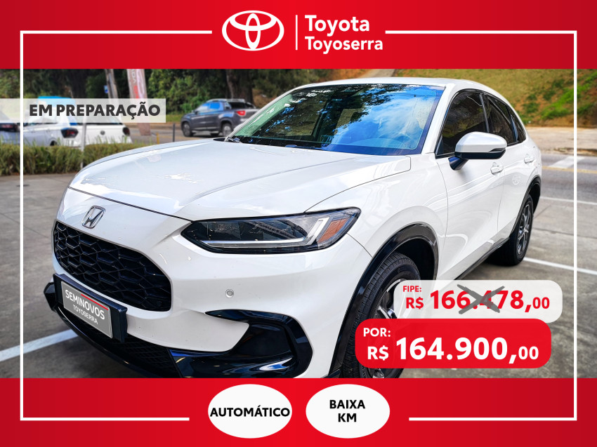 baixa km! - honda zr-v touring 2.0  automatico