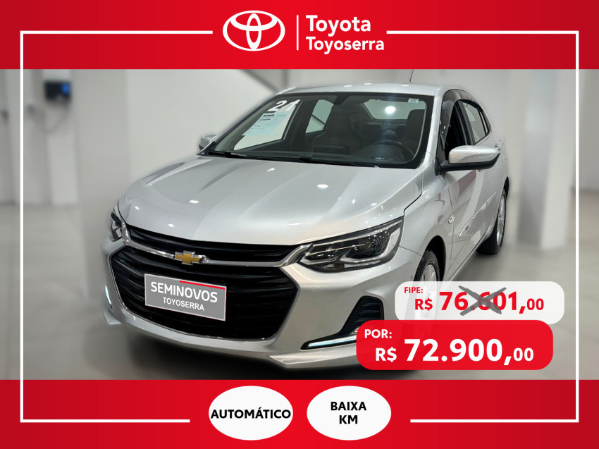 baixa km! - chevrolet onix sed. plus prem. 1.0 tb flex automatico baixa km! - chevrolet onix sed. plus prem. 1.0 tb flex automatico