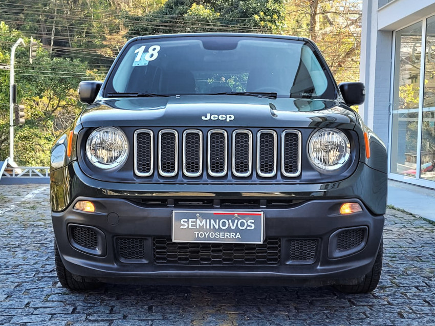 baixa km! - jeep renegade1.8 4x2 flex  automatico