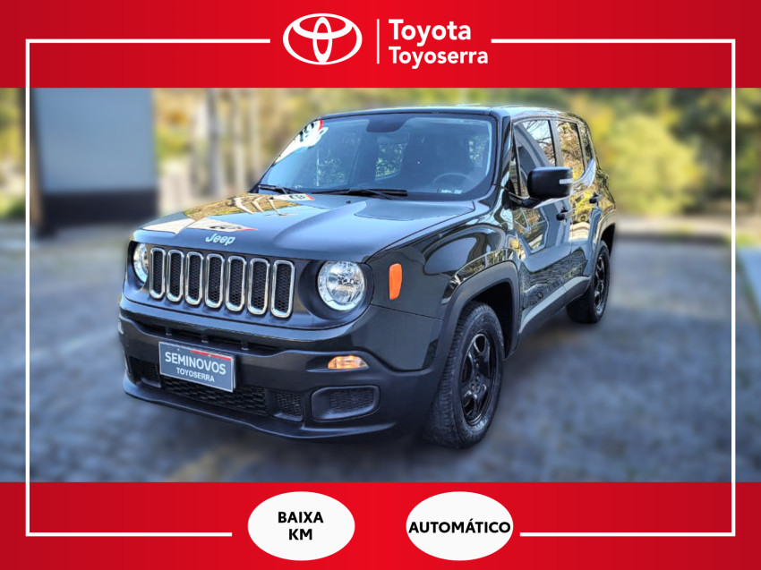baixa km! - jeep renegade1.8 4x2 flex automatico baixa km! - jeep renegade1.8 4x2 flex automatico