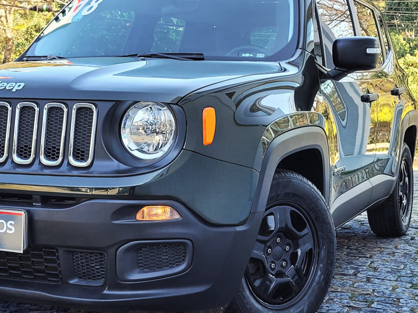 baixa km! - jeep renegade1.8 4x2 flex  automatico