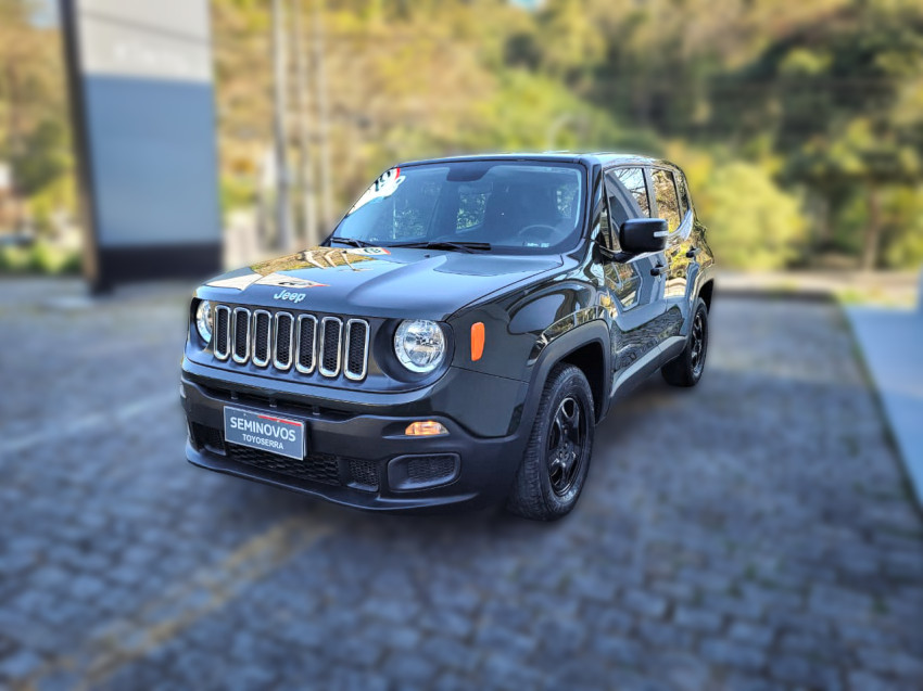 baixa km! - jeep renegade1.8 4x2 flex  automatico