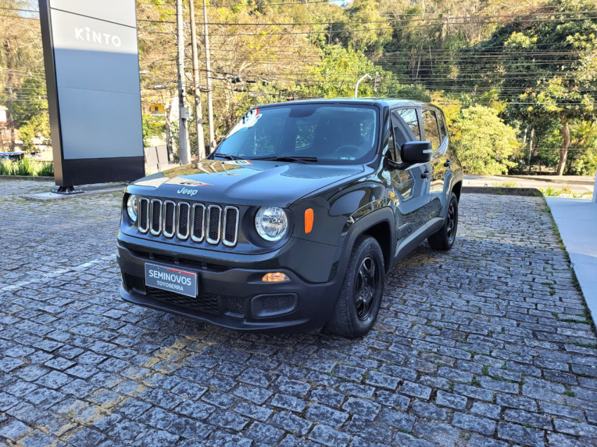 baixa km! - jeep renegade1.8 4x2 flex  automatico