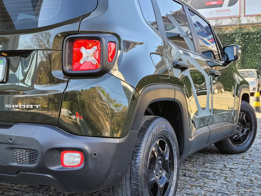 baixa km! - jeep renegade1.8 4x2 flex  automatico
