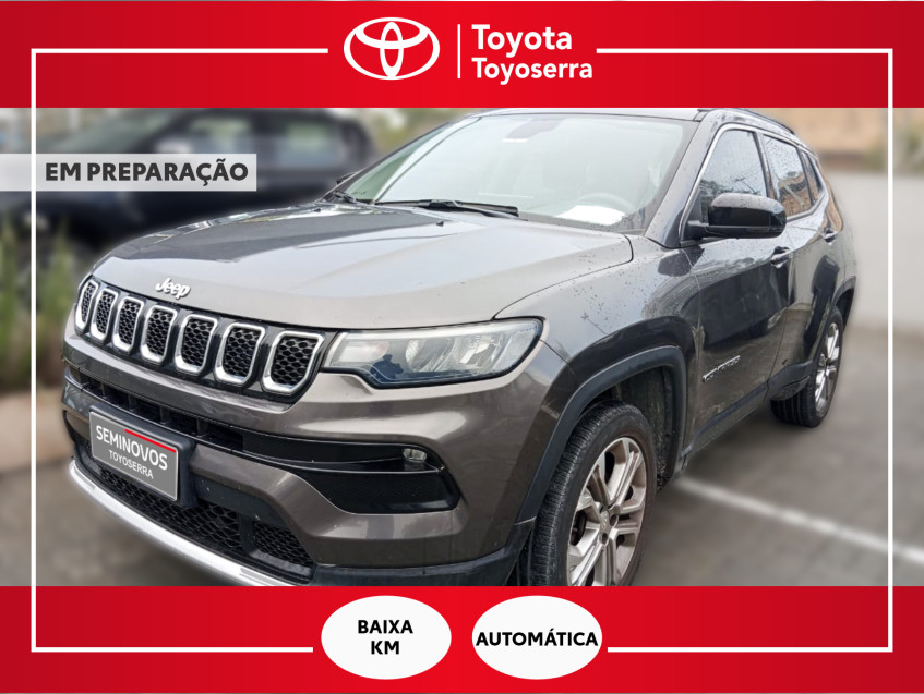 baixa km! - jeep compass long. t270 1.3 tb 4x2 flex automatico baixa km! - jeep compass long. t270 1.3 tb 4x2 flex automatico