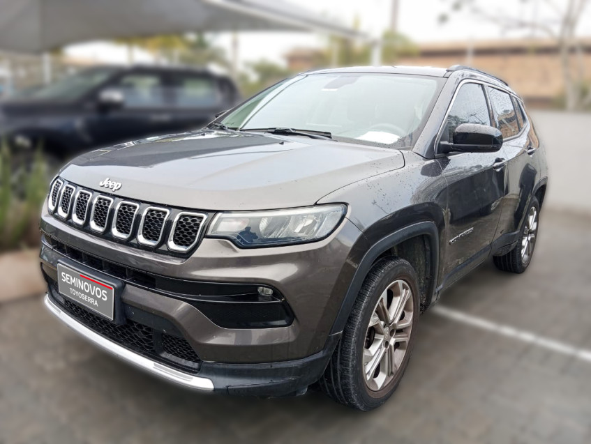 baixa km! - jeep compass long. t270 1.3 tb 4x2 flex automatico