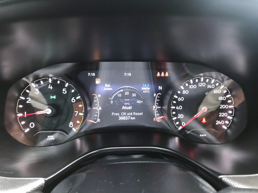 baixa km! - jeep compass long. t270 1.3 tb 4x2 flex automatico