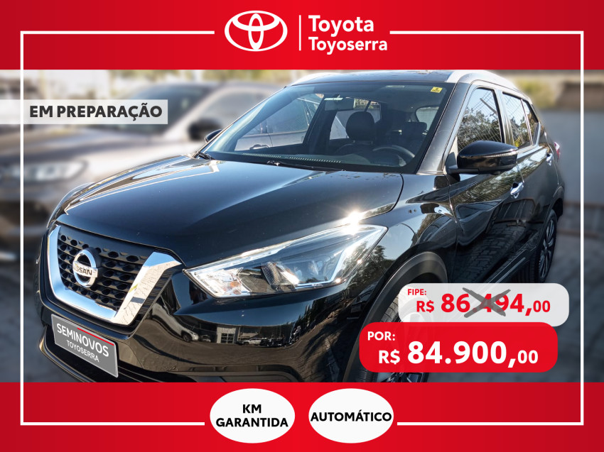 baixa km! - nissan kicks sl 1.6 flexstar automatico baixa km! - nissan kicks sl 1.6 flexstar automatico