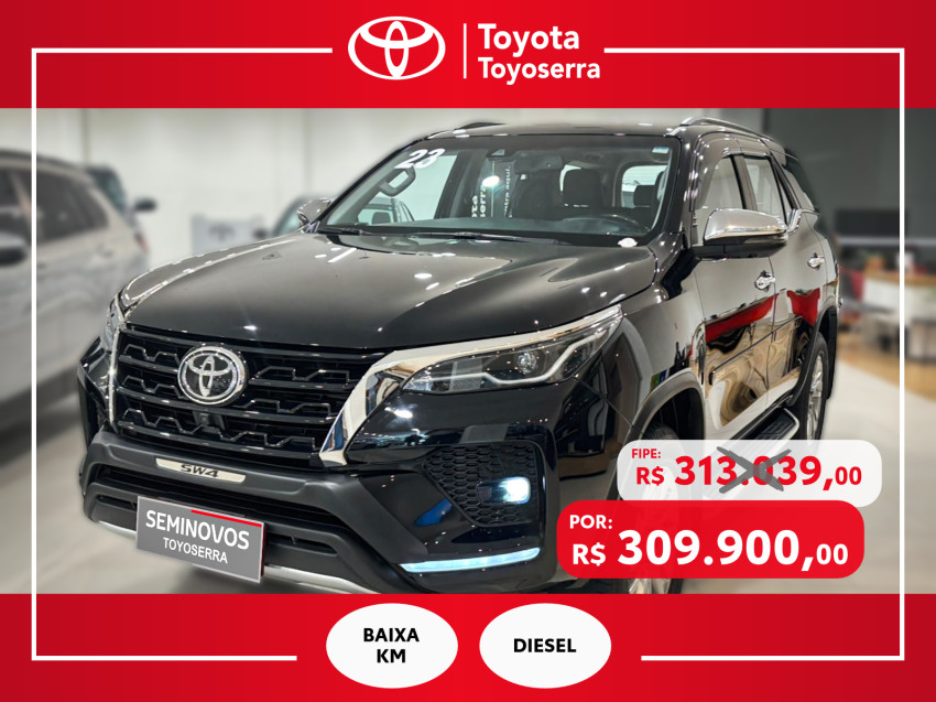 baixa km! - toyota hilux sw4 srx 4x4 2.8  dies. automatico