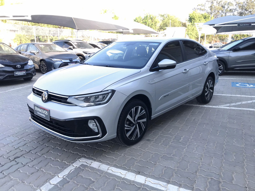 baixa km! - volkswagen virtus highline 200 tsi 1.0 flex  automatico