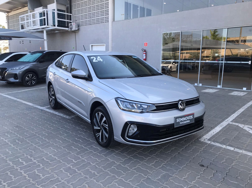 baixa km! - volkswagen virtus highline 200 tsi 1.0 flex  automatico