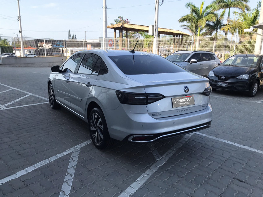 baixa km! - volkswagen virtus highline 200 tsi 1.0 flex  automatico