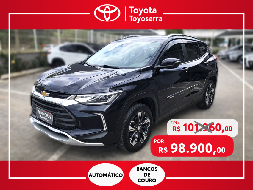 baixa km! - chevrolet tracker premier 1.2 turbo  flex automatico
