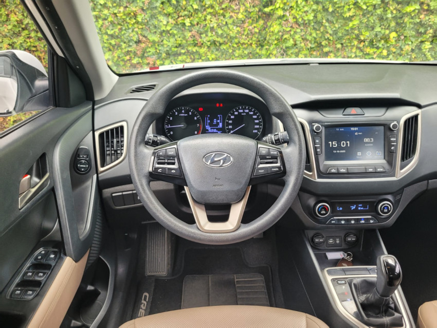 baixa km! - hyundai creta 1 million 1.6  flex automatico