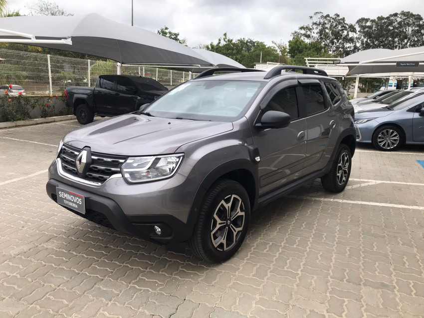 baixa km! - renault duster iconic 1.6  flex automatico