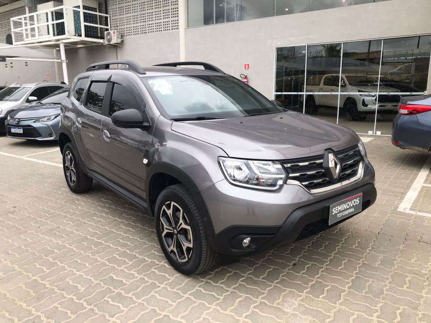 baixa km! - renault duster iconic 1.6  flex automatico