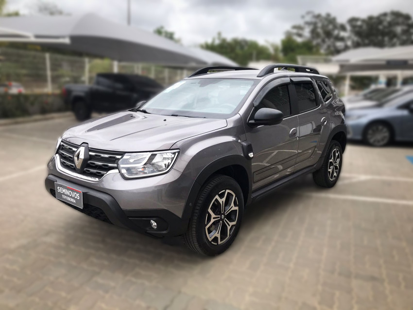 baixa km! - renault duster iconic 1.6  flex automatico
