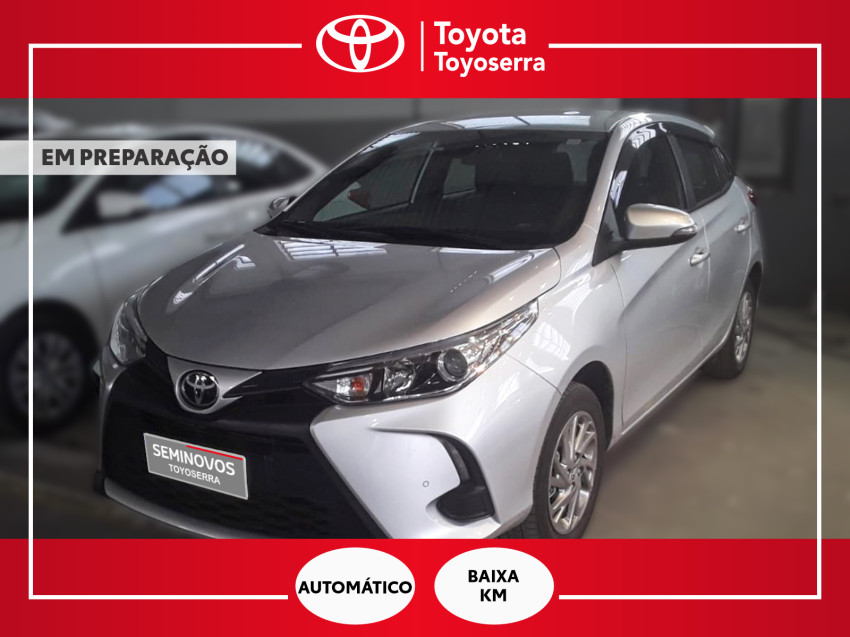 baixa km! - toyota yaris xs 1.5 flex  automatico