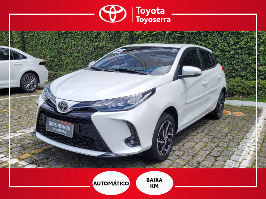 baixa km! - toyota yaris xls 1.5 flex  automatico