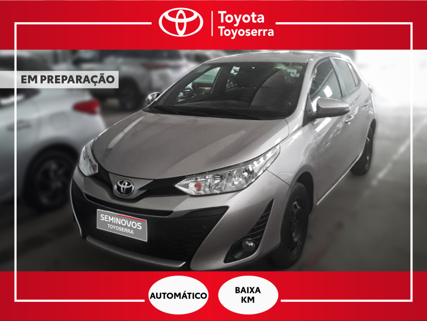 baixa km! - toyota yaris xl 1.3 flex  automatico