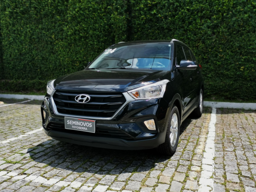 baixa km! - hyundai creta action 1.6  flex automatico1