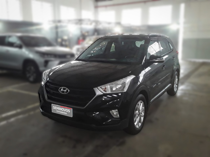 baixa km! - hyundai creta action 1.6  flex automatico1
