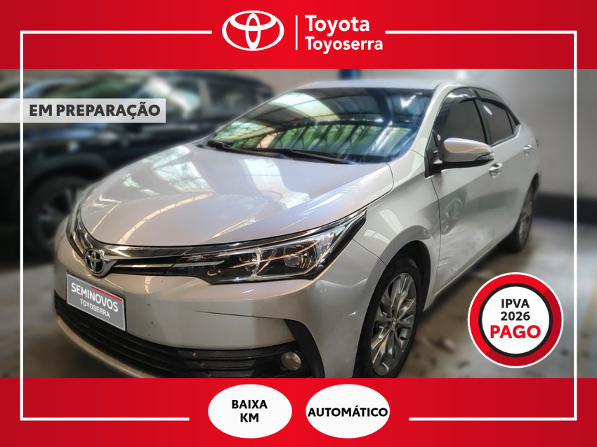 baixa km! - toyota corolla xei 2.0 flex  automatico
