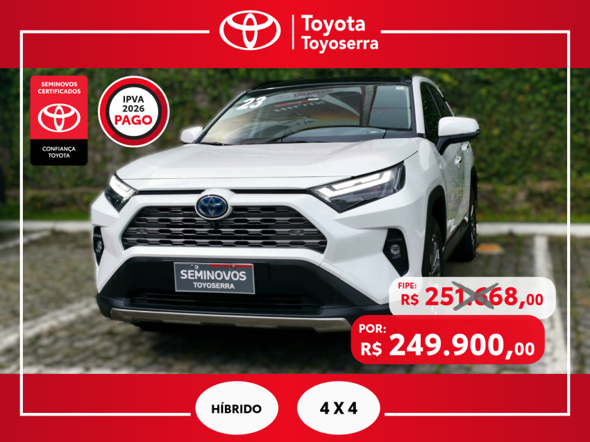 toyota rav4 2.5 sx connect 4x4 automatico (hibrido)