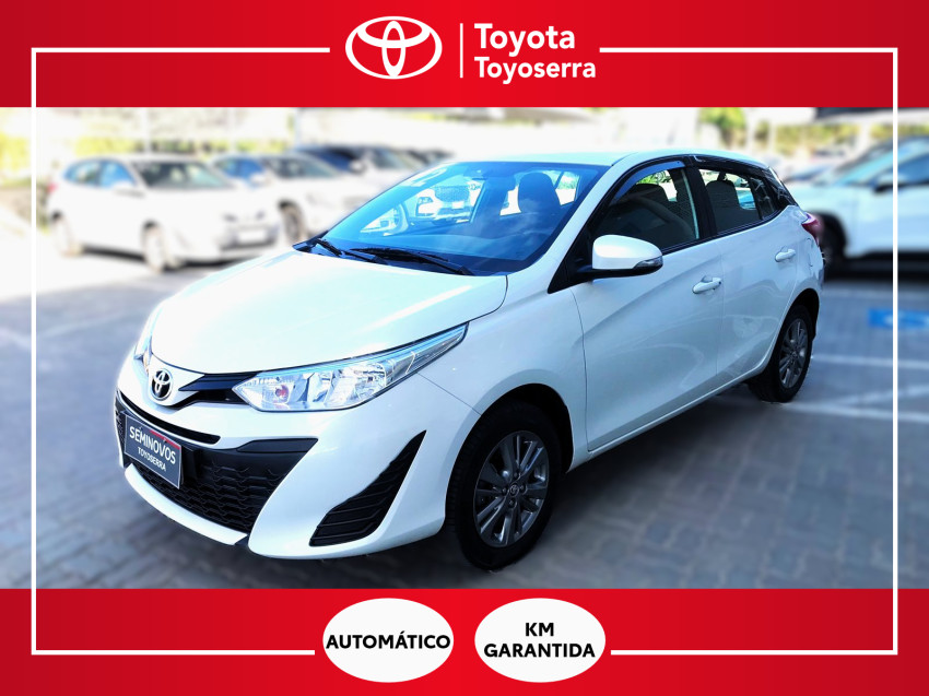 baixa km! - toyota yaris xl plus con. 1.5 flex  automatico