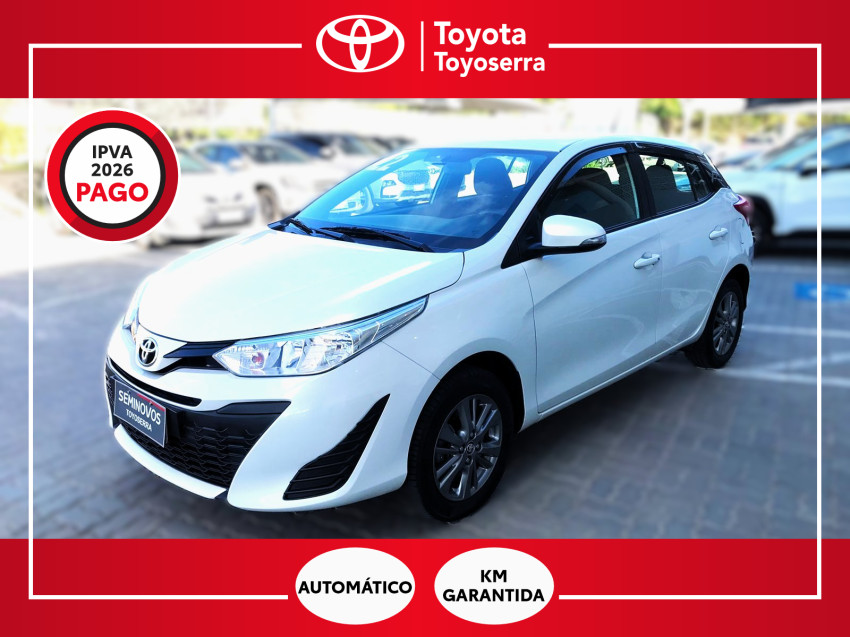 baixa km! - toyota yaris xl plus con. 1.5 flex  automatico