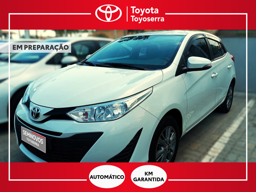 baixa km! - toyota yaris xl plus con. 1.5 flex  automatico