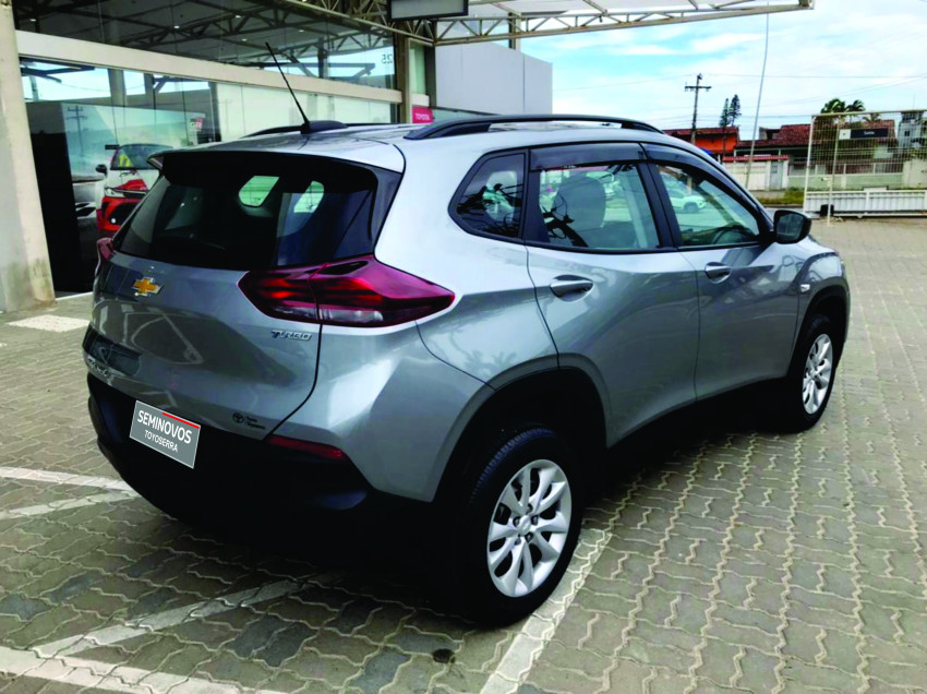 baixa km! - chevrolet tracker 1.0 turbo  flex automatico4