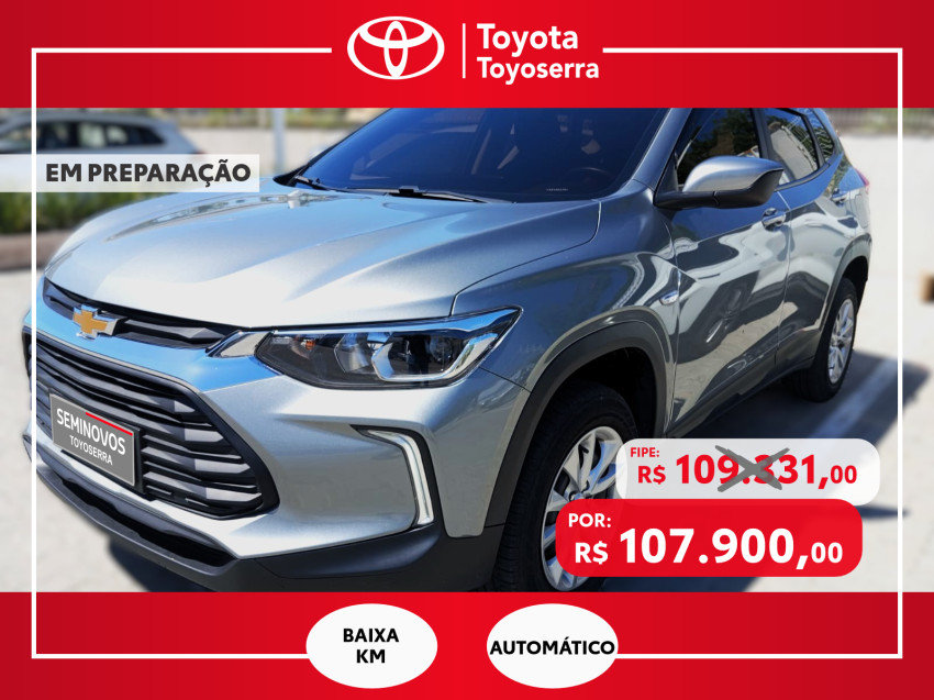 baixa km! - chevrolet tracker 1.0 turbo  flex automatico