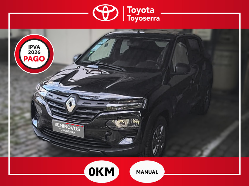 zero km! renault kwid zen 1.0 flex  manual