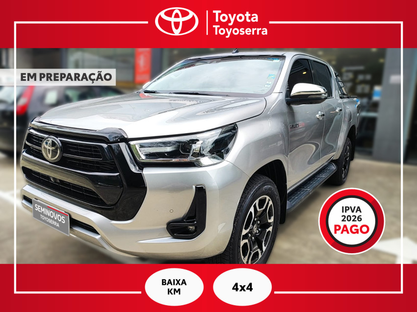 baixa km! - toyota hilux cd srx 4x4 2.8  diesel automatico