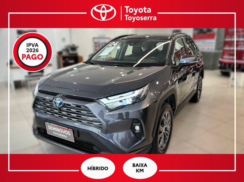 baixa km! - toyota rav4 2.5 sx connect 4x4 automatico (hibrido)