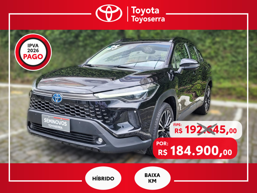 toyota corolla cross xrx 1.8  automatico (hibrido)