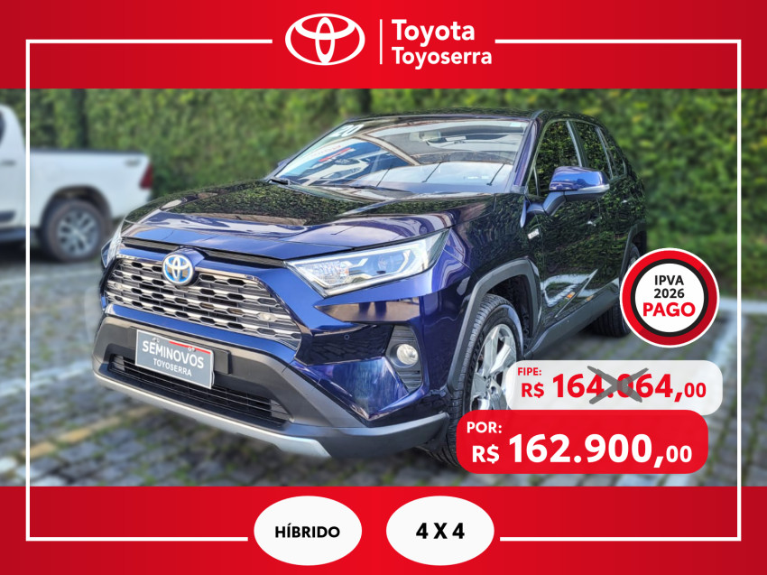 toyota rav4 2.5 s connect 4x4 automatico (hibrido)