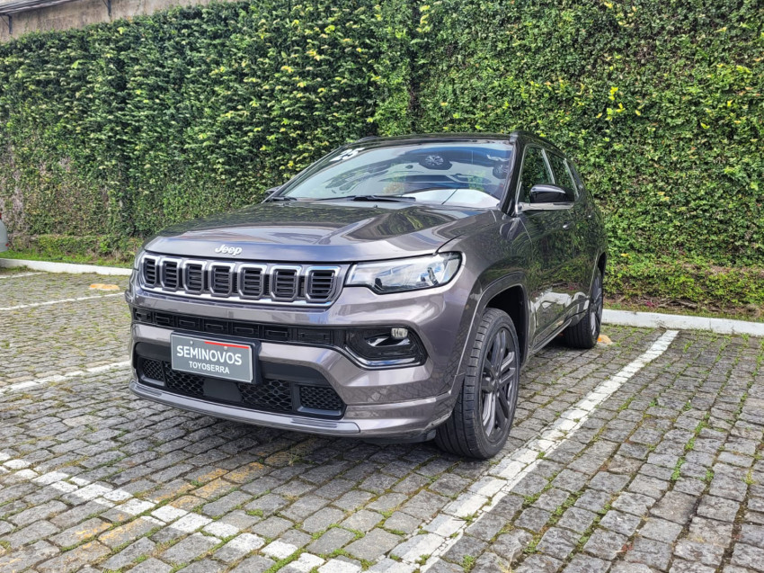baixa km! - jeep compass over. hurric 2.0 4x4 tb  automatico1