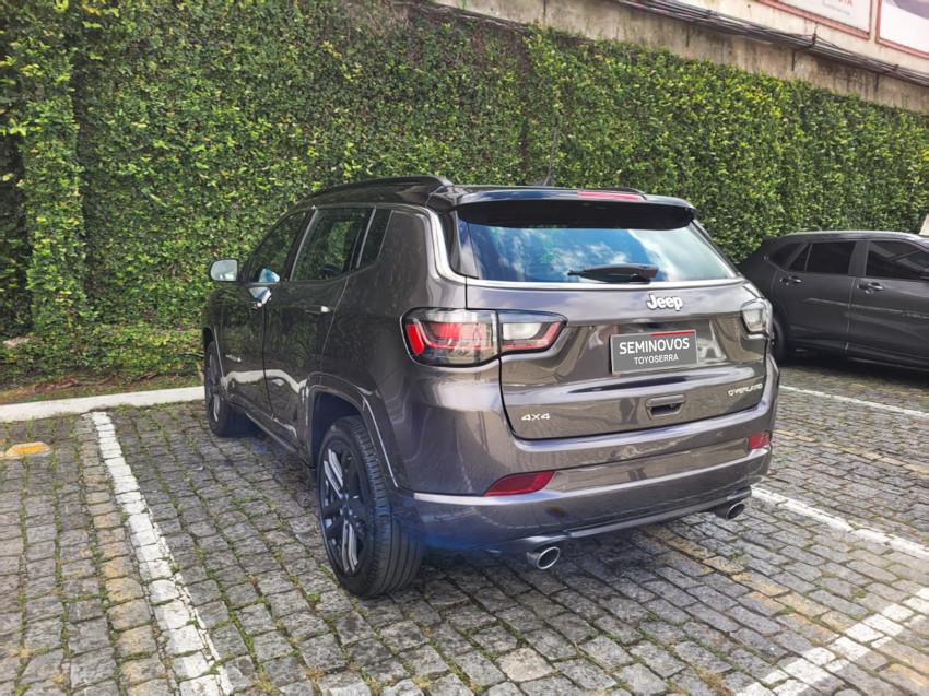 baixa km! - jeep compass over. hurric 2.0 4x4 tb  automatico5