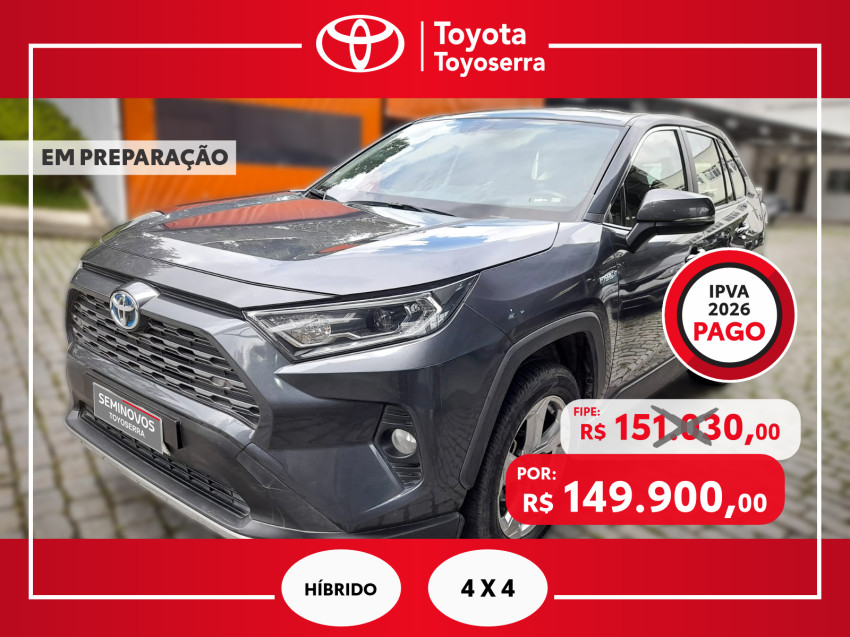 toyota rav4 2.5 s 4x4 automatico (hibrido)